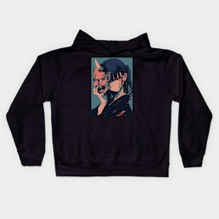 Oni Demon Girl Kids Hoodie